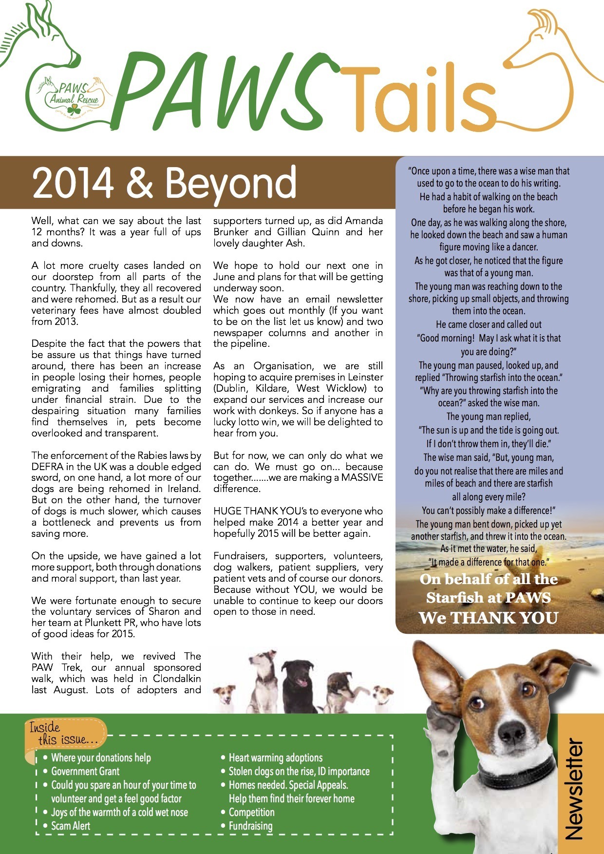 2014 and Beyond Newsletter