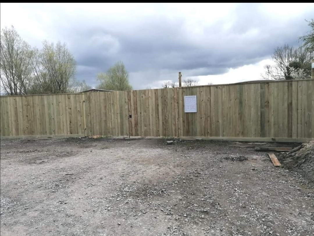 Our new secure fence and updated security for the Paws dogs